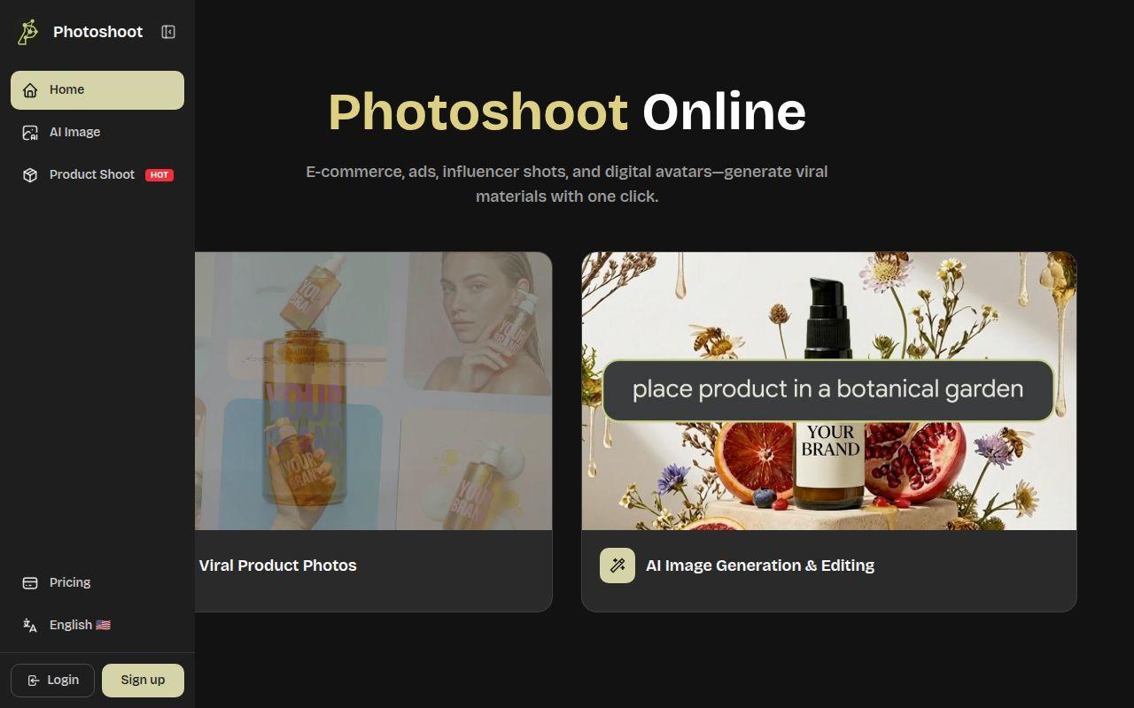 PhotoShoot screenshot
